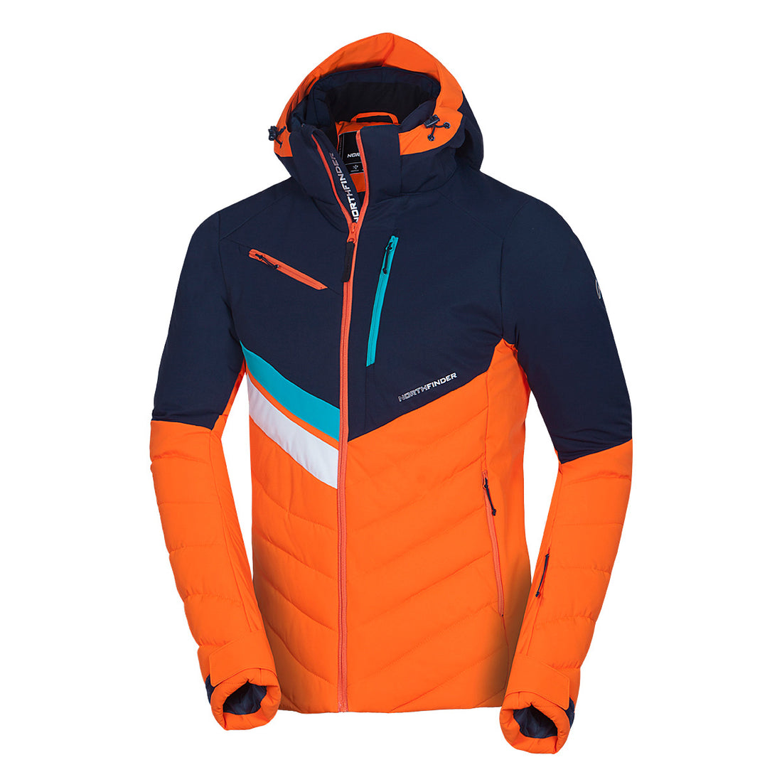 BU-5141SNW men's ski insulated active jacket LAWRENCE