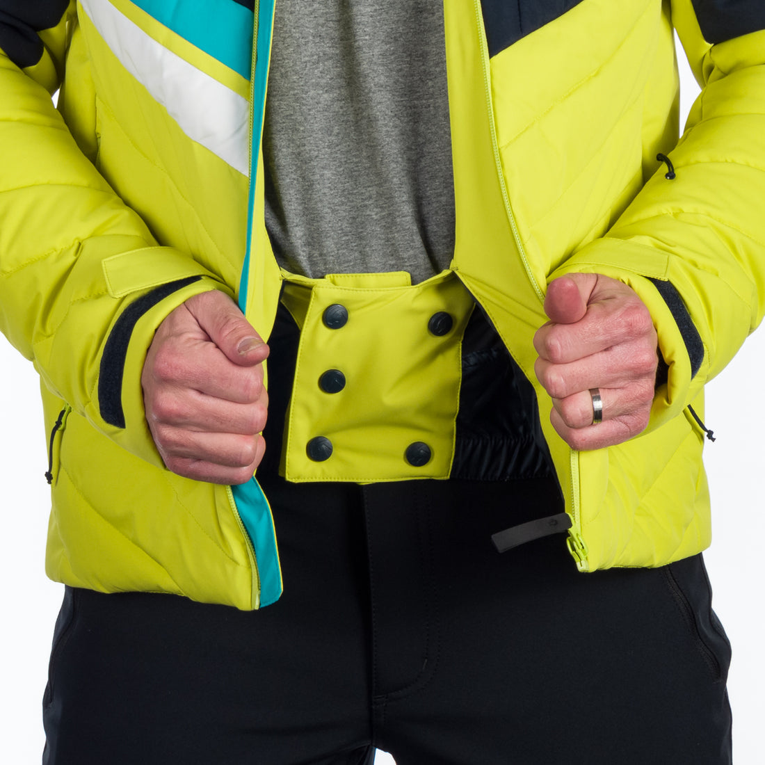 BU-5141SNW men's ski insulated active jacket LAWRENCE