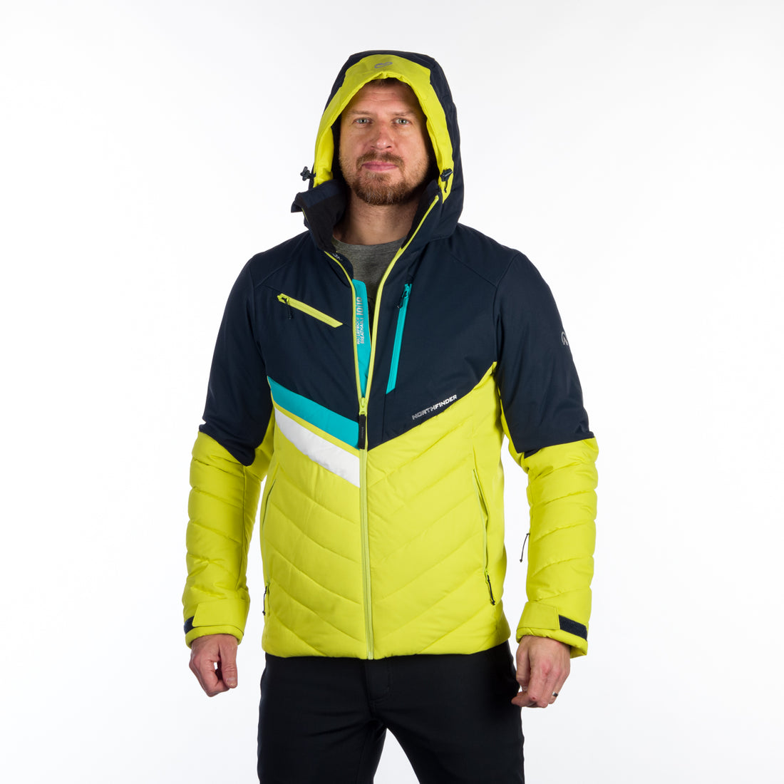 BU-5141SNW men's ski insulated active jacket LAWRENCE