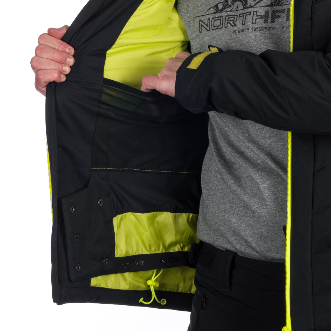 BU-5142SNW men's ski insulated comfort  jacket CLYDE