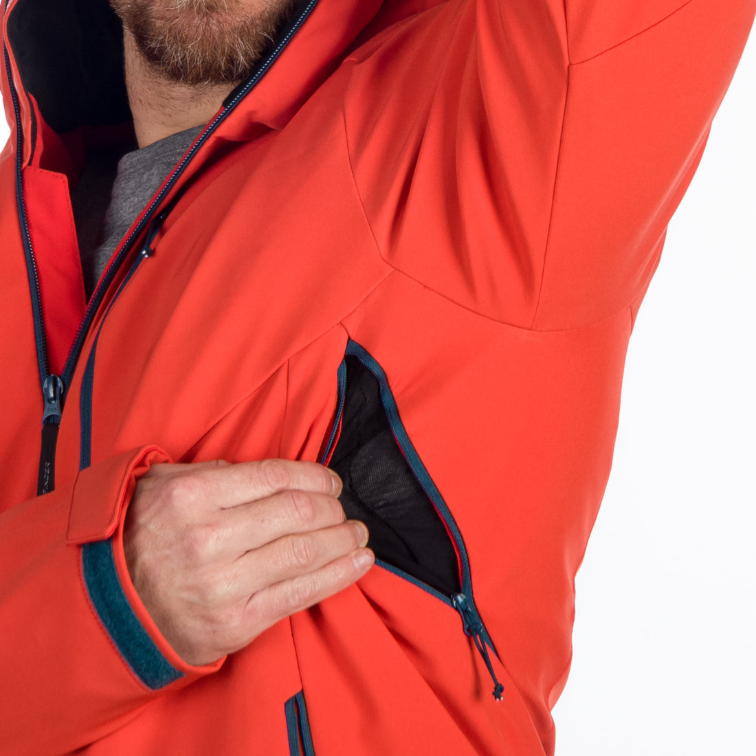 BU-5147SNW men's ski softshell insulated jacket ARNOLD