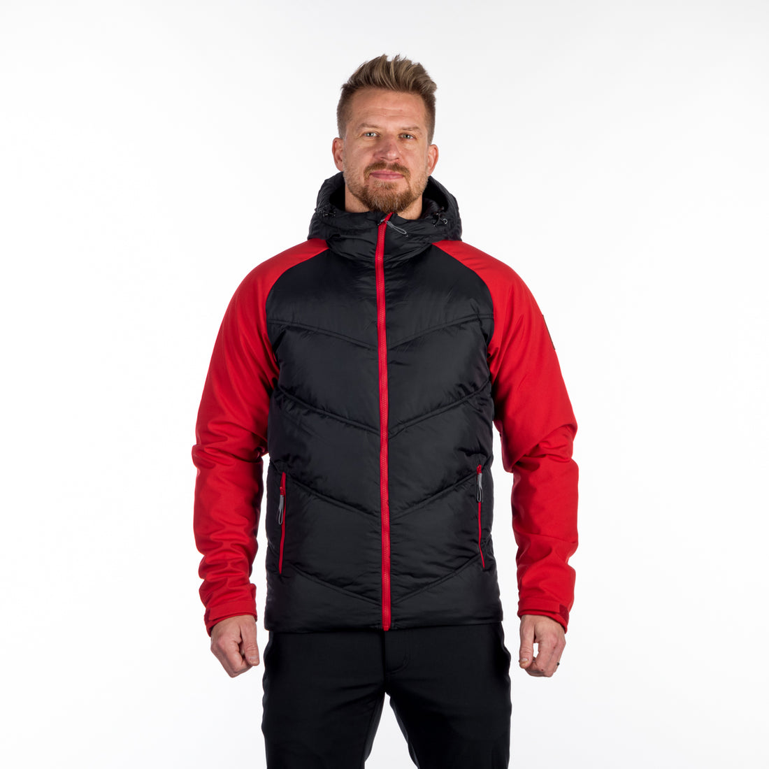 BU-5151SP men's insulated jacket combined with softshell LOREN