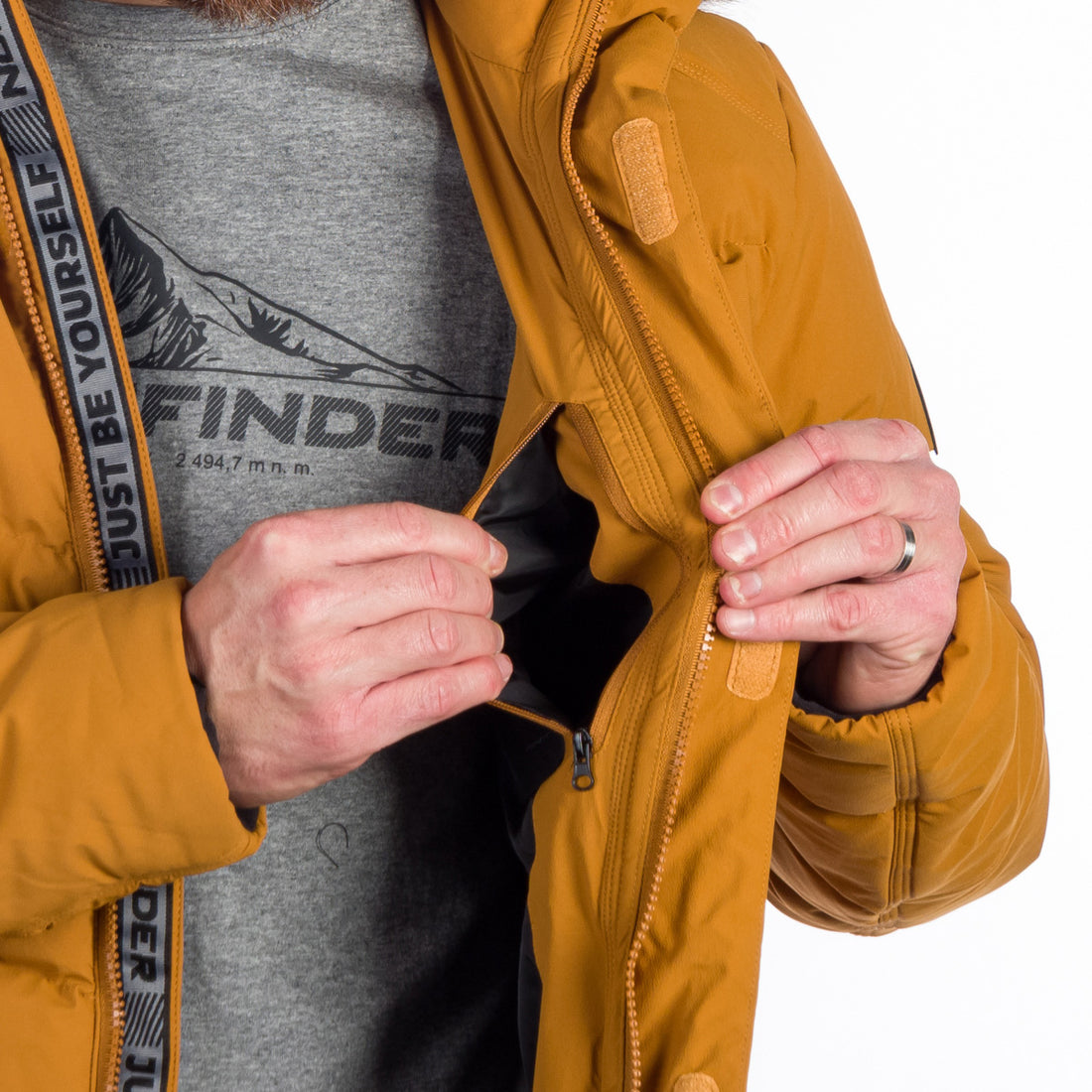 BU-5155SP men's casual trendy insulated jacket JERALD