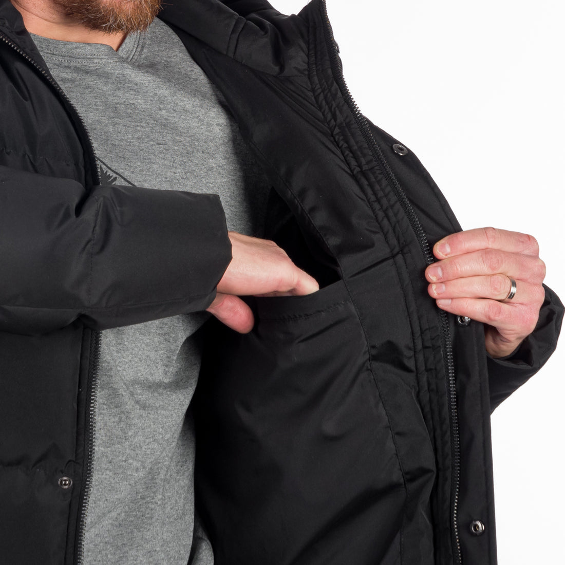 BU-5158SP men's casual trendy insulated jacket DARYL