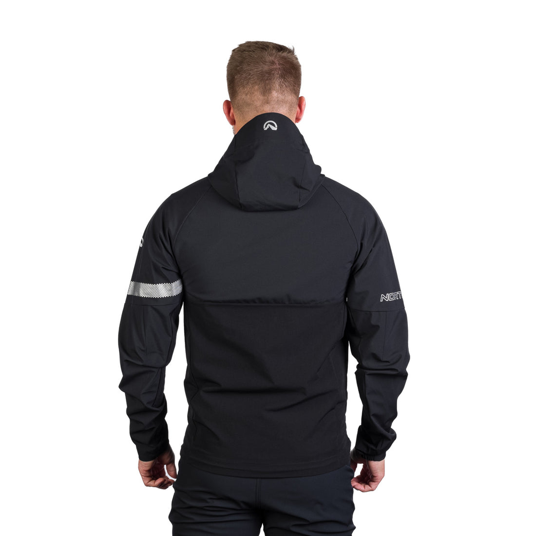 BU-5182OR men's trekking hybrid softshell active jacket RANDAL
