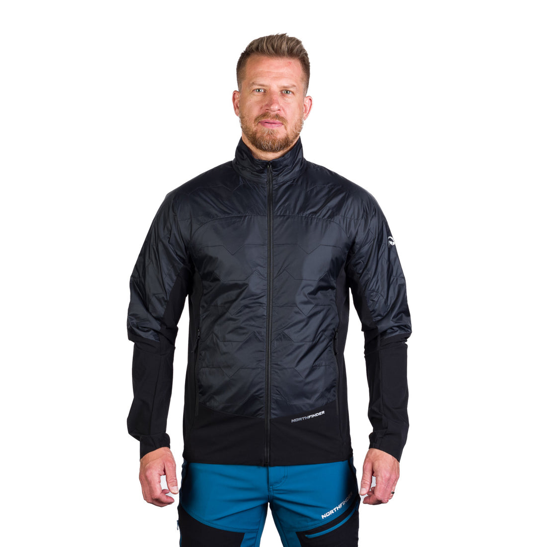 BU-5186OR men's light insulated active hybrid jacket  ROCKY