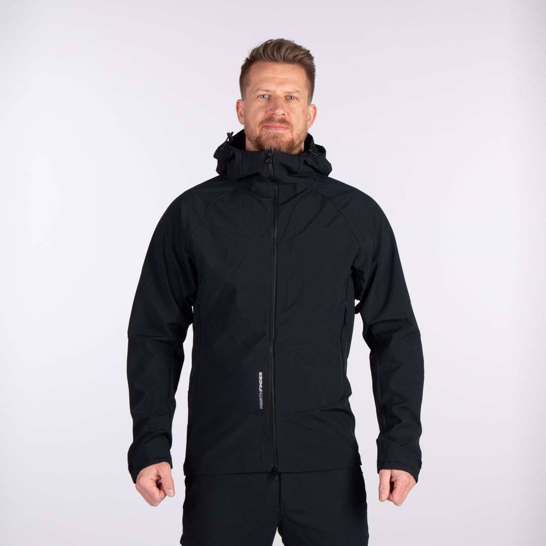 BU-52001OR men's outdoor softshell jacket 3L