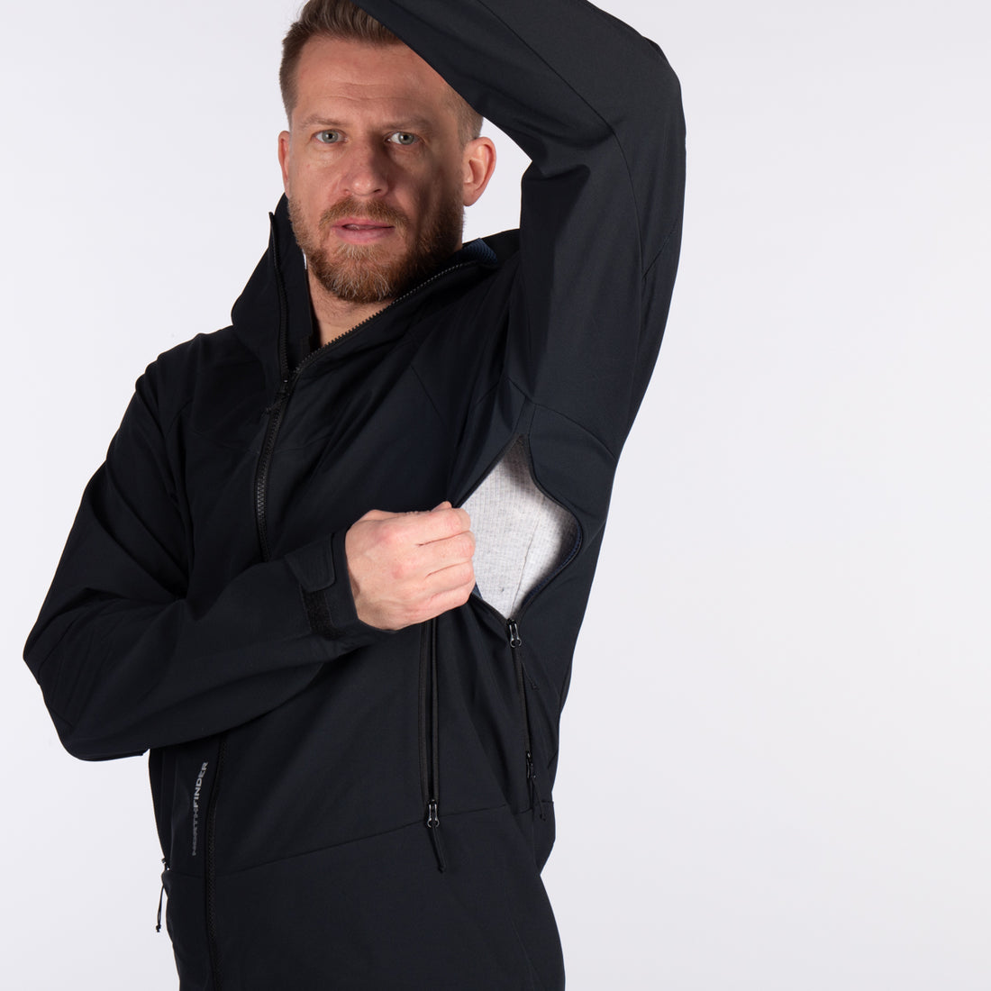 BU-52001OR men's outdoor softshell jacket 3L
