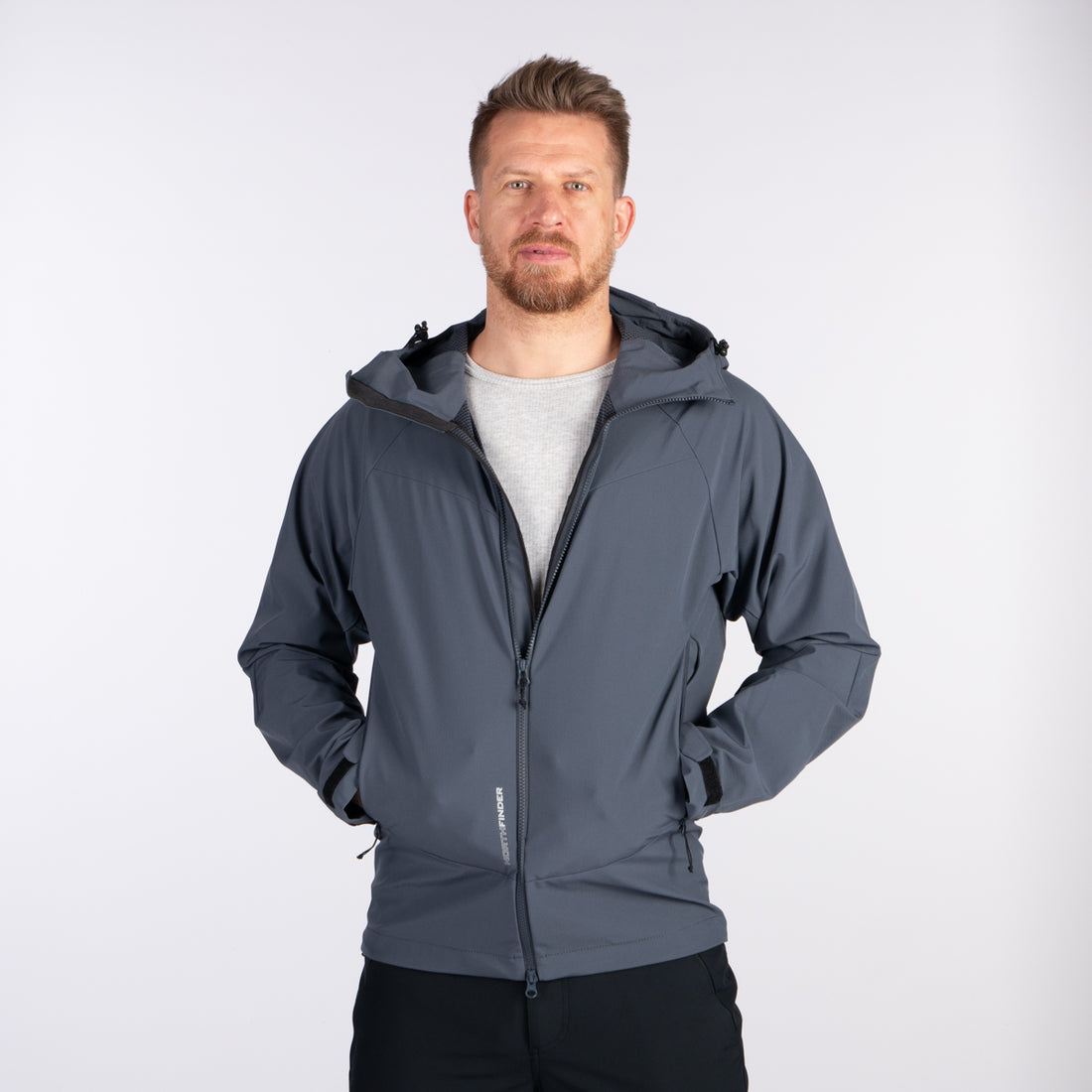 BU-52001OR men's outdoor softshell jacket 3L