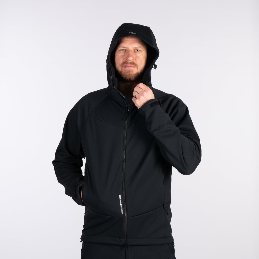 BU-52003OR men's outdoor softshell jacket 3L