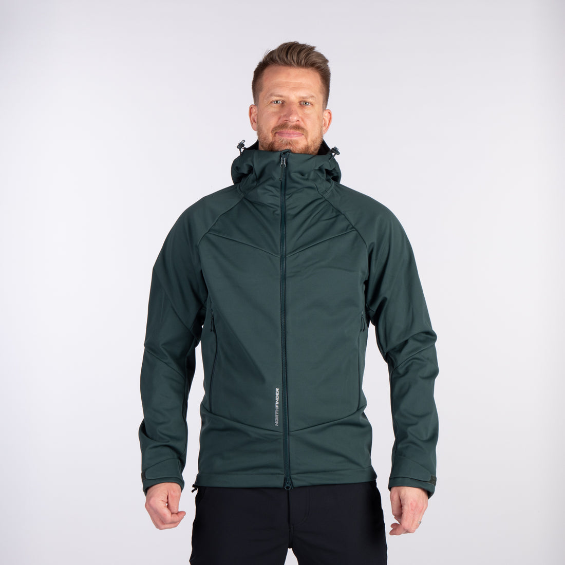 BU-52003OR men's outdoor softshell jacket 3L