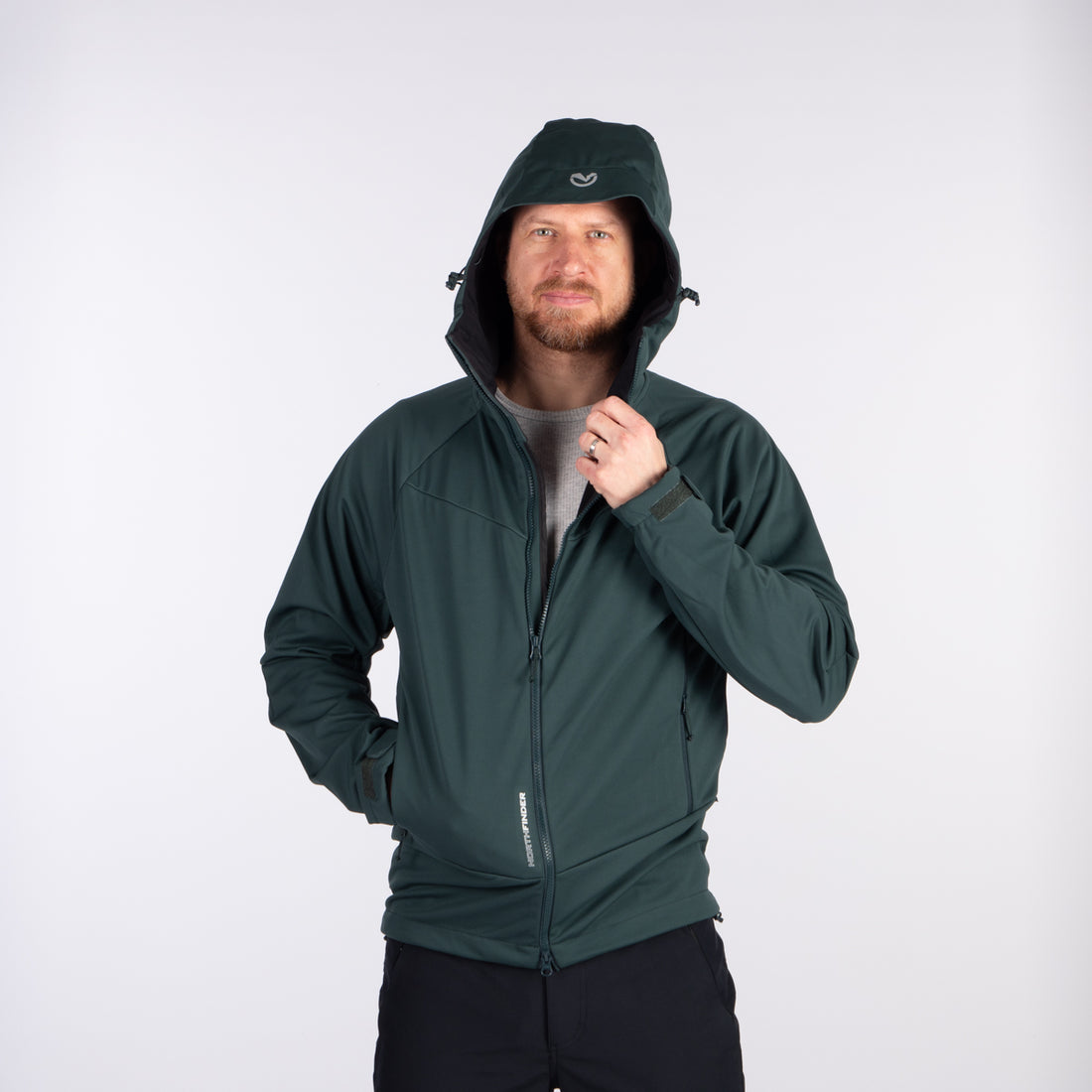 BU-52003OR men's outdoor softshell jacket 3L