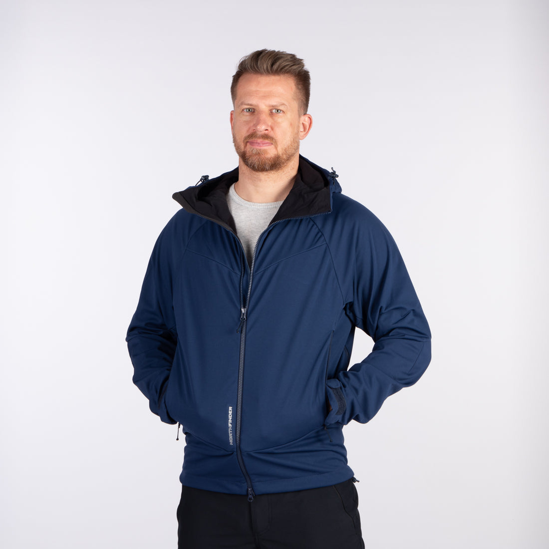 BU-52003OR men's outdoor softshell jacket 3L