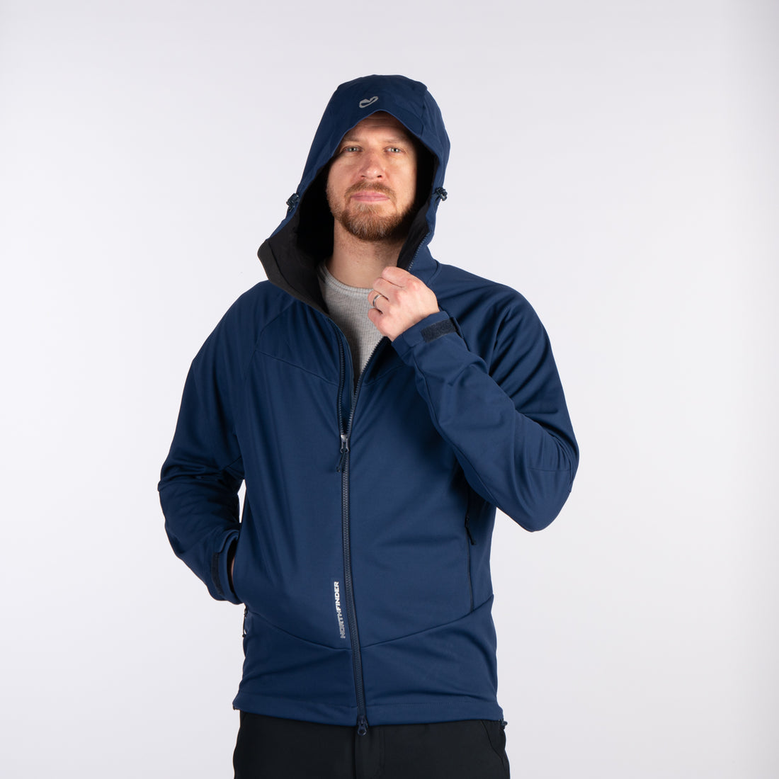 BU-52003OR men's outdoor softshell jacket 3L