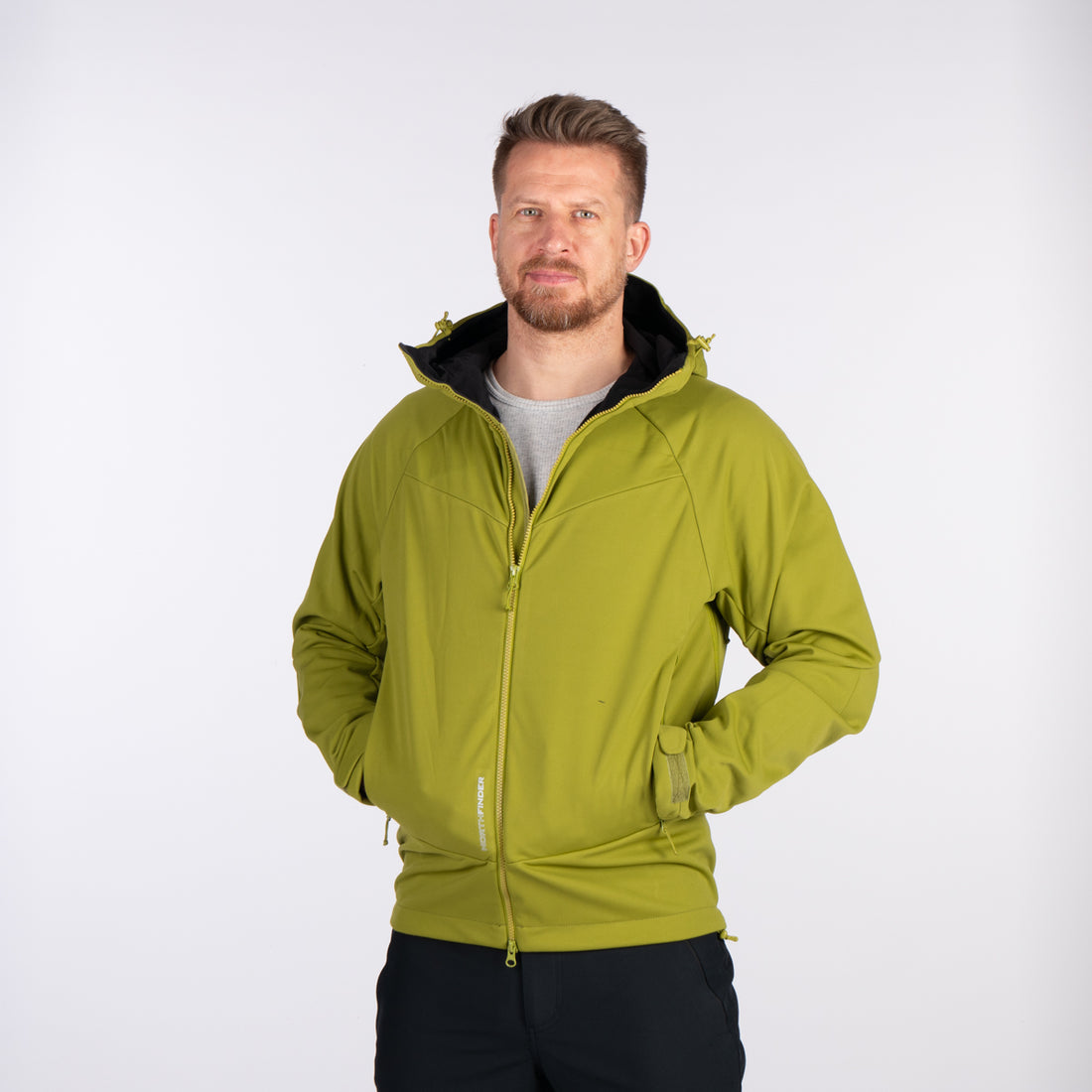 BU-52003OR men's outdoor softshell jacket 3L