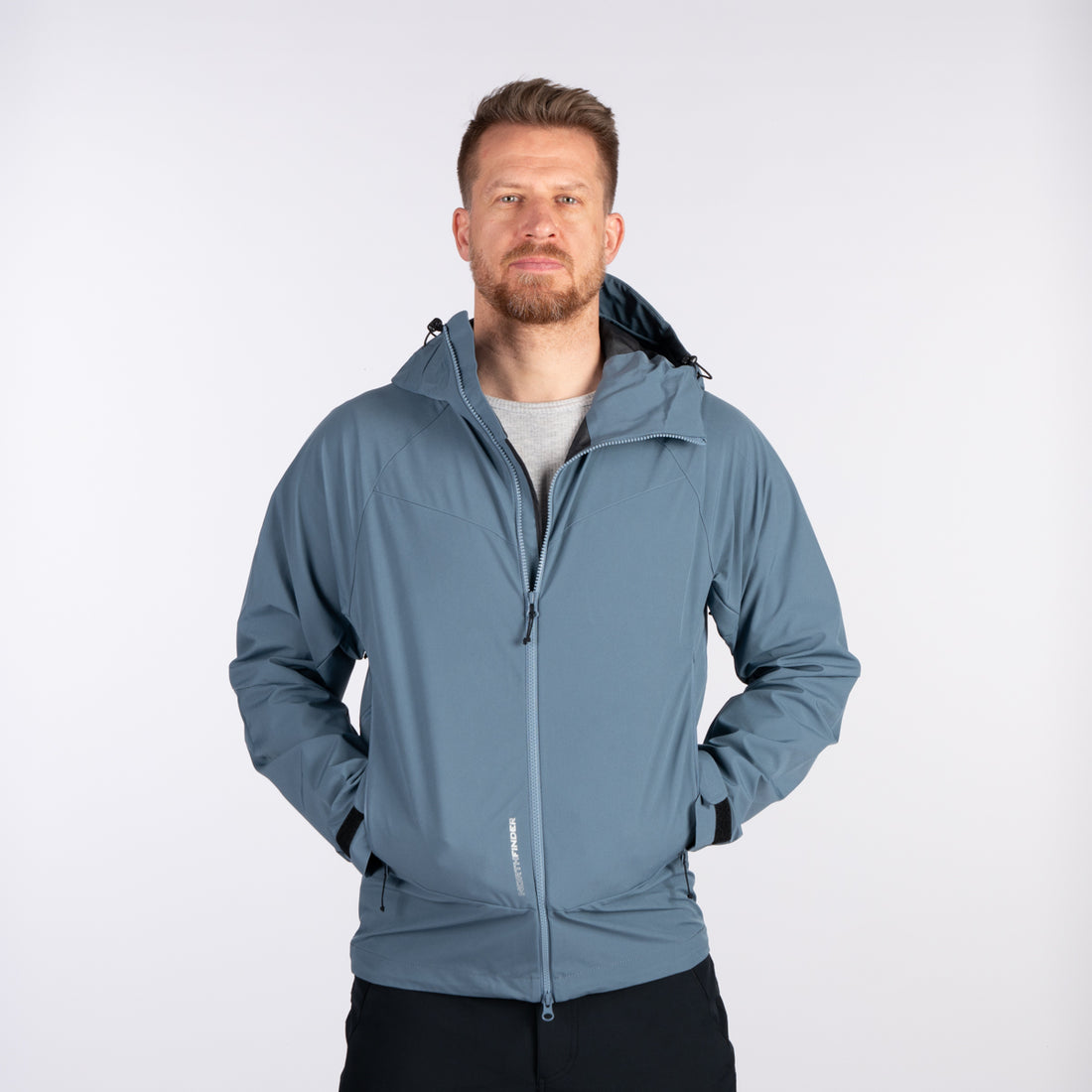 BU-52004OR men's outdoor softshell jacket 3L