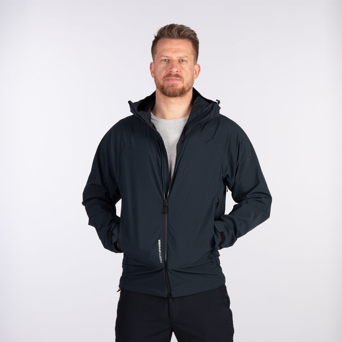 BU-52004OR men's outdoor softshell jacket 3L