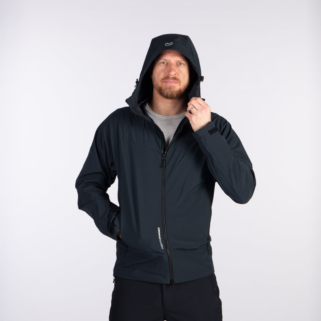 BU-52004OR men's outdoor softshell jacket 3L