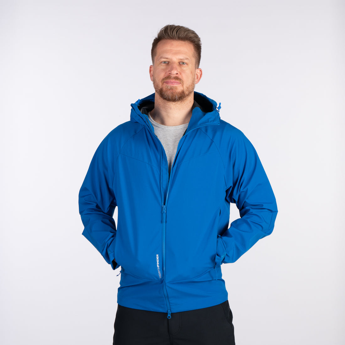BU-52004OR men's outdoor softshell jacket 3L