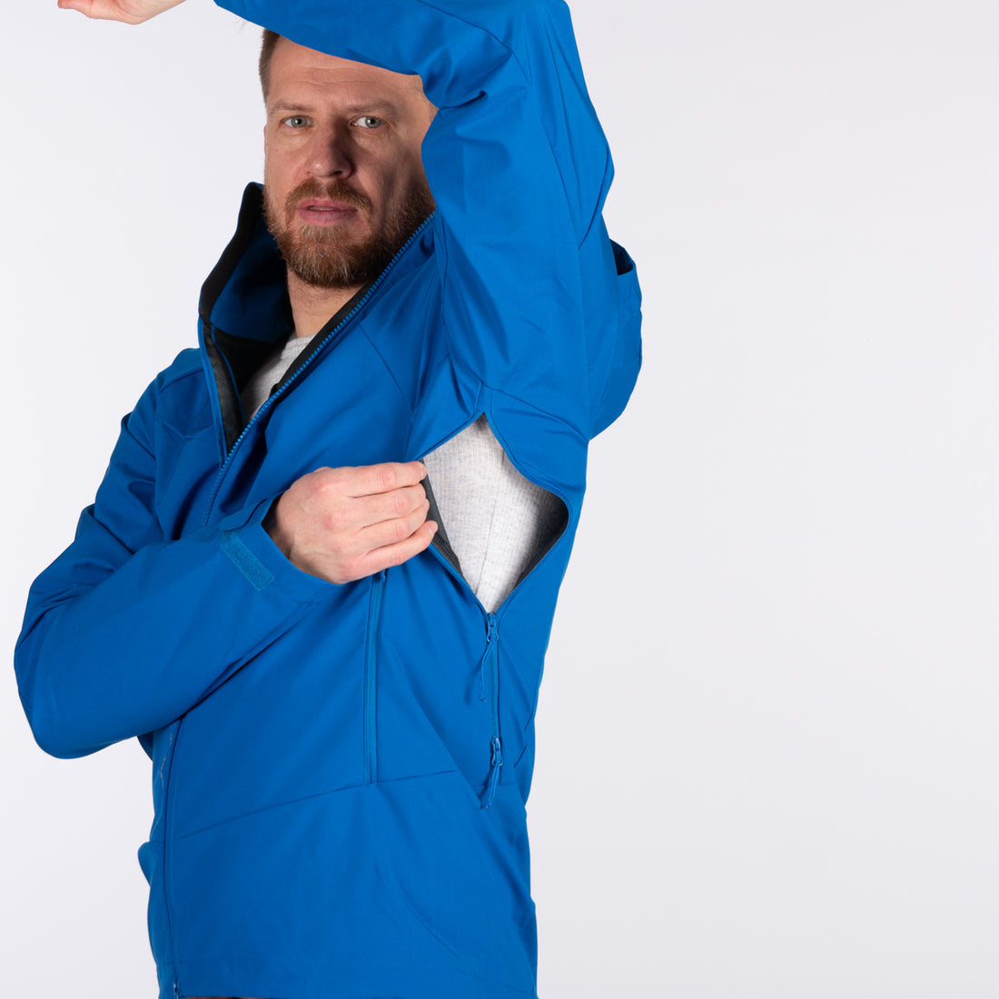 BU-52004OR men's outdoor softshell jacket 3L