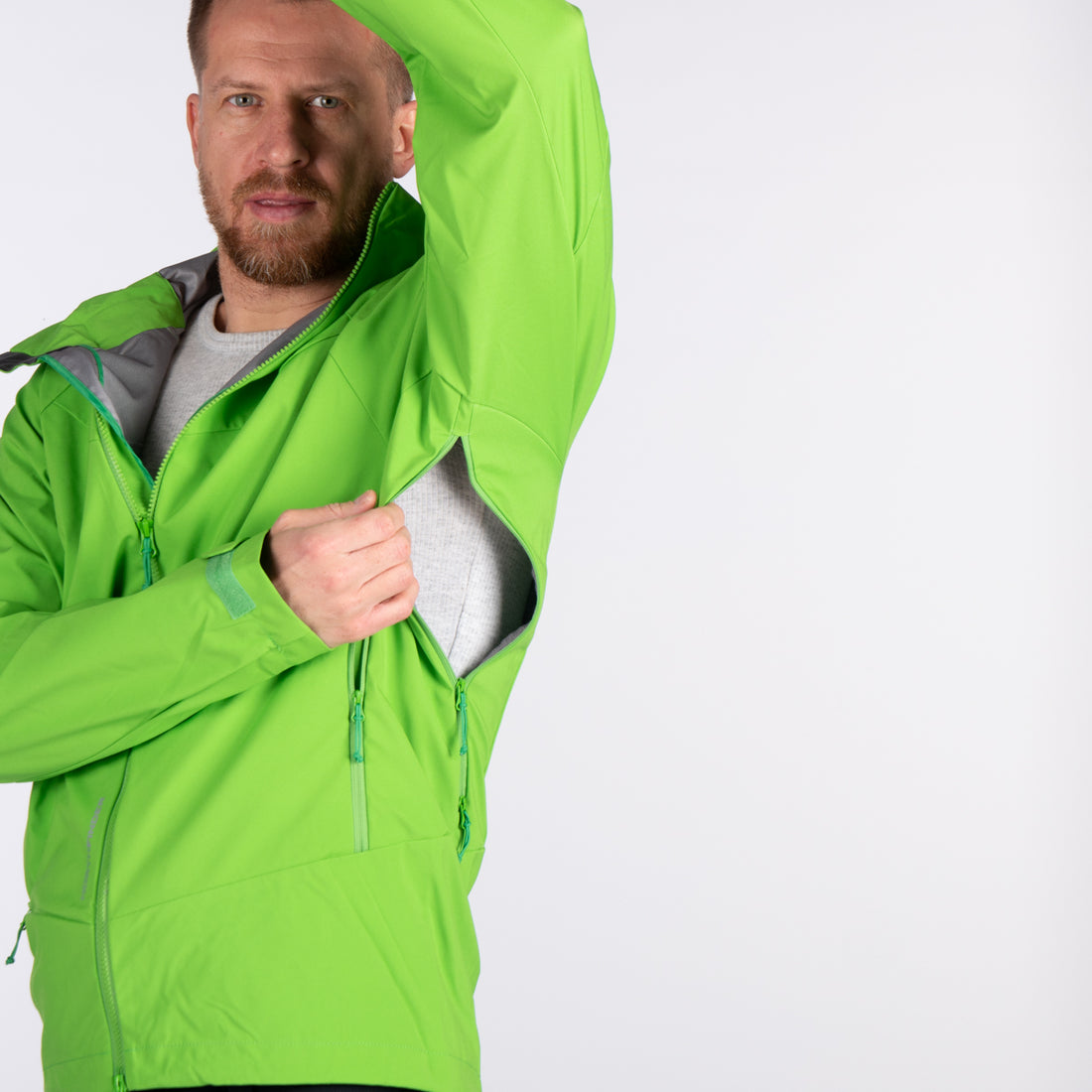 BU-52004OR men's outdoor softshell jacket 3L