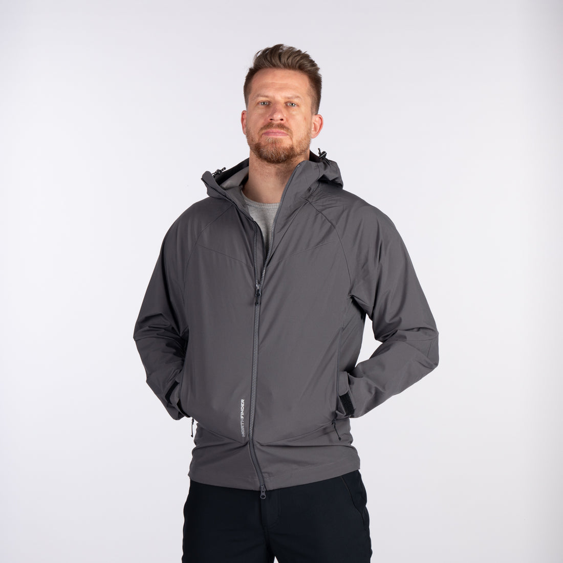 BU-52004OR men's outdoor softshell jacket 3L