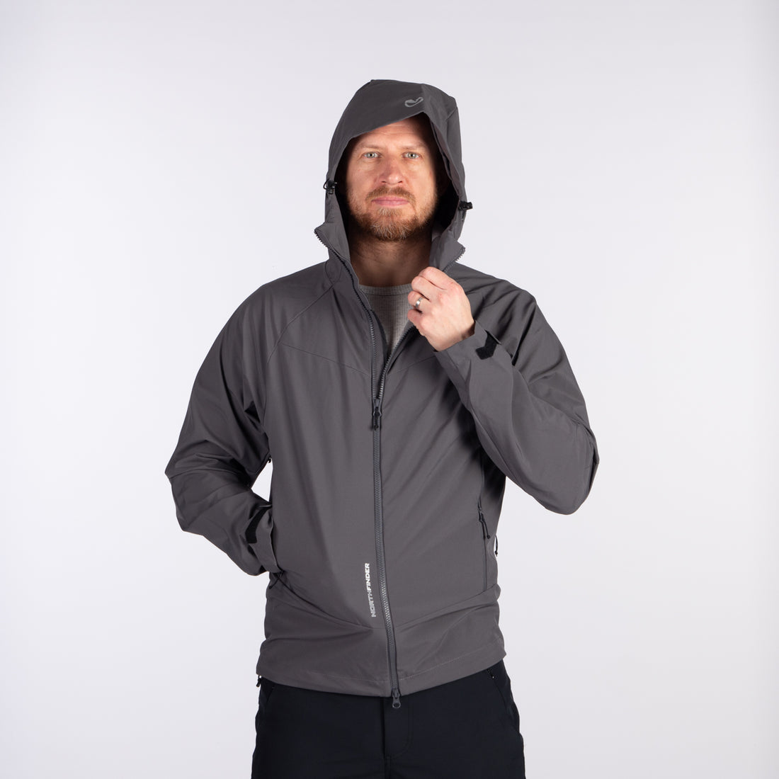BU-52004OR men's outdoor softshell jacket 3L