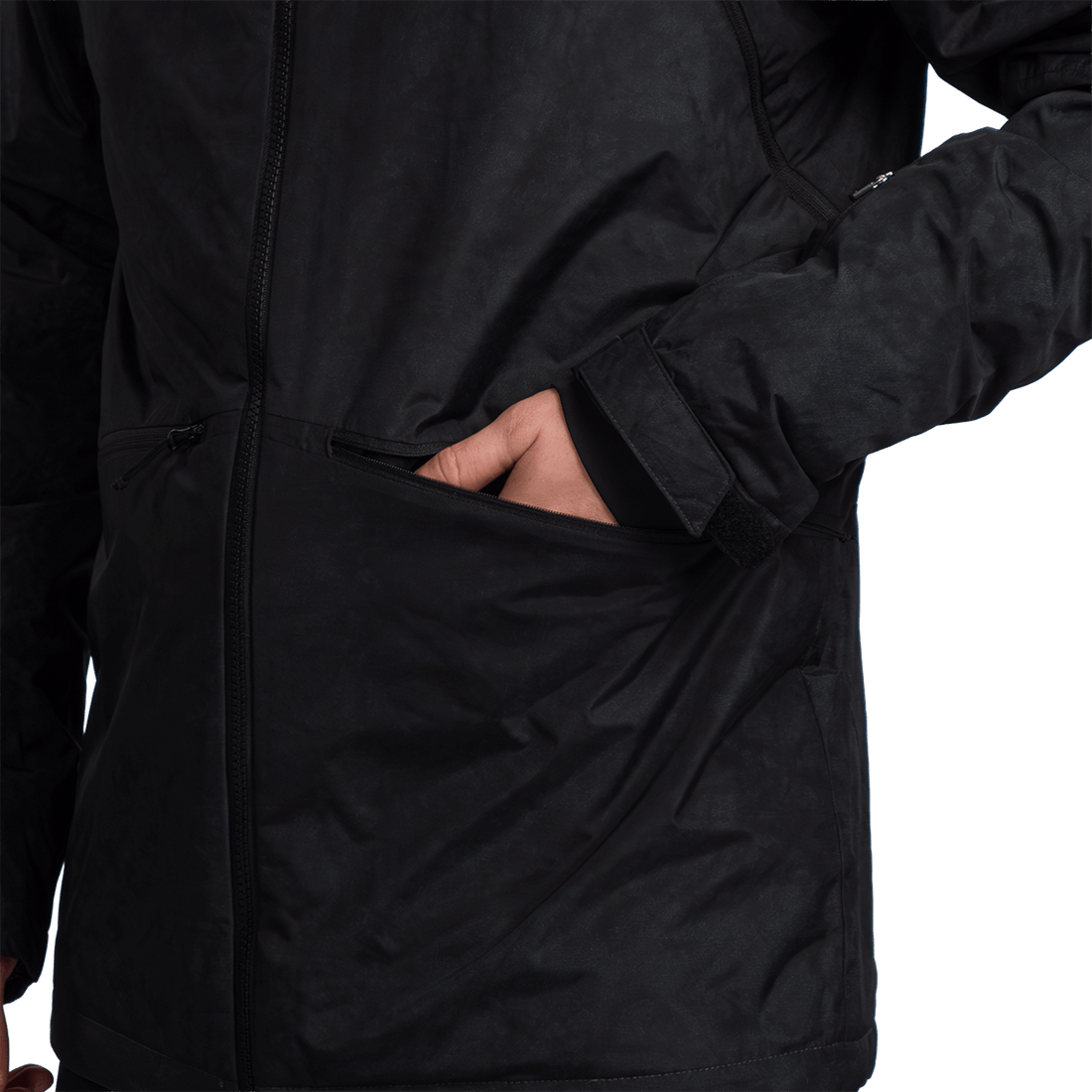 BU-52061SNW men's ski freerider jacket allover print PASQUALE