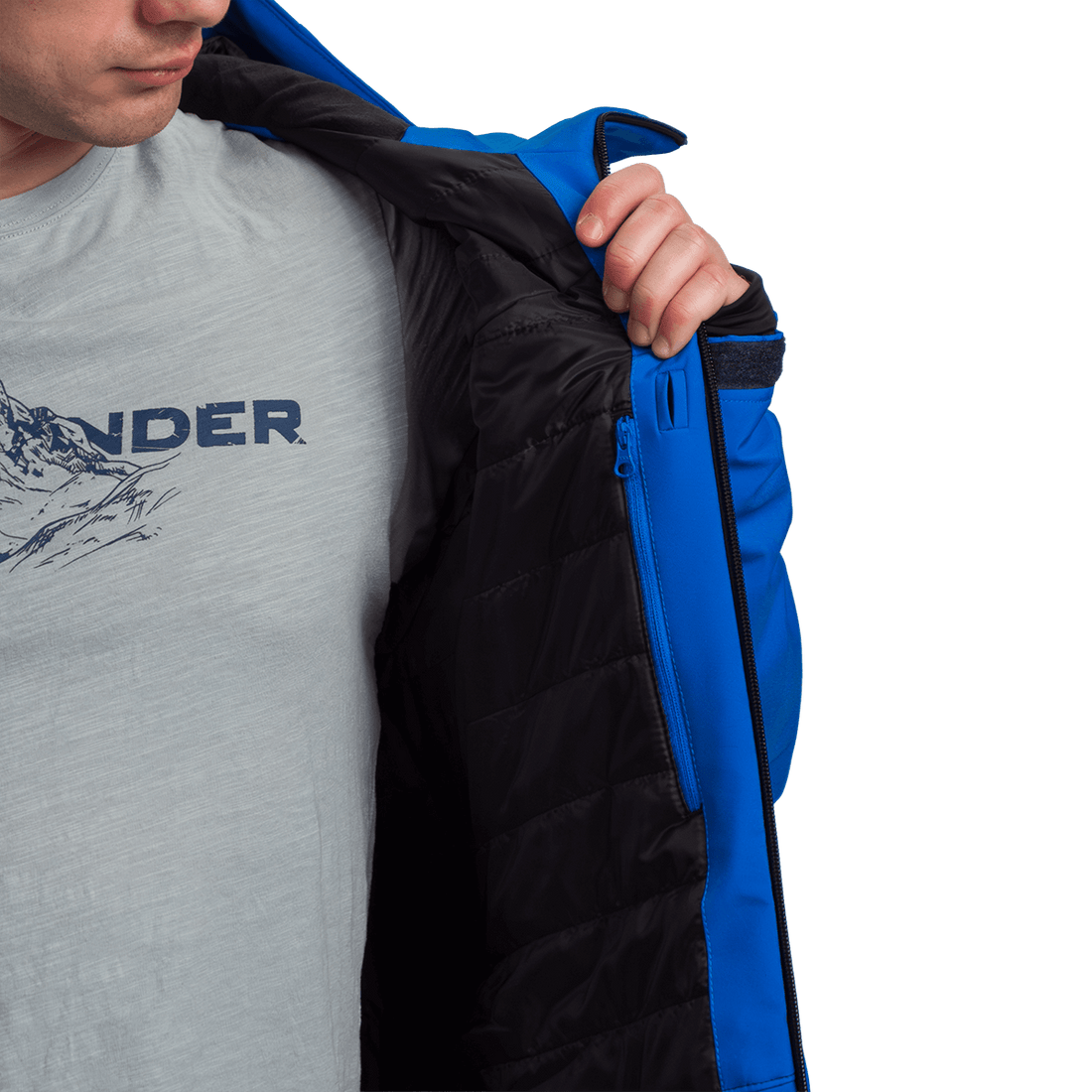 BU-52062SNW men's ski freerider jacket PASQUALE