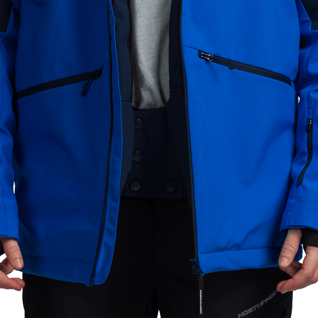 BU-52062SNW men's ski freerider jacket PASQUALE
