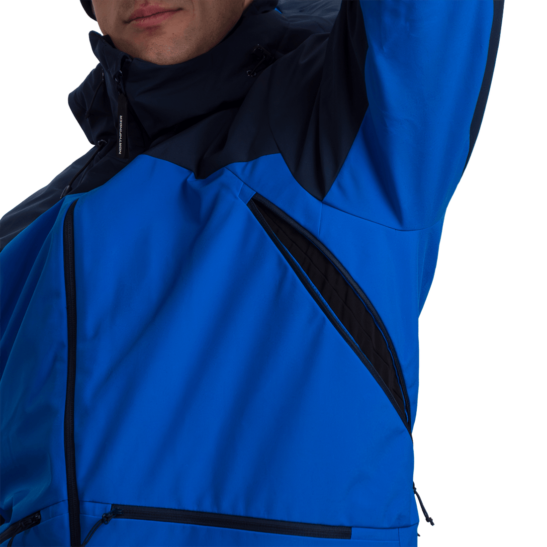 BU-52062SNW men's ski freerider jacket PASQUALE
