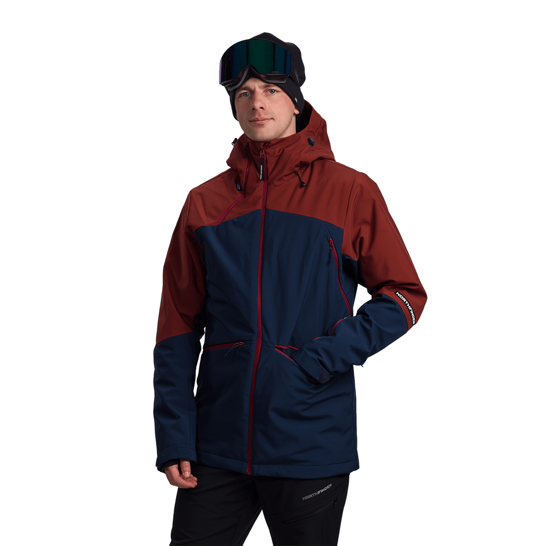 BU-52062SNW men's ski freerider jacket PASQUALE