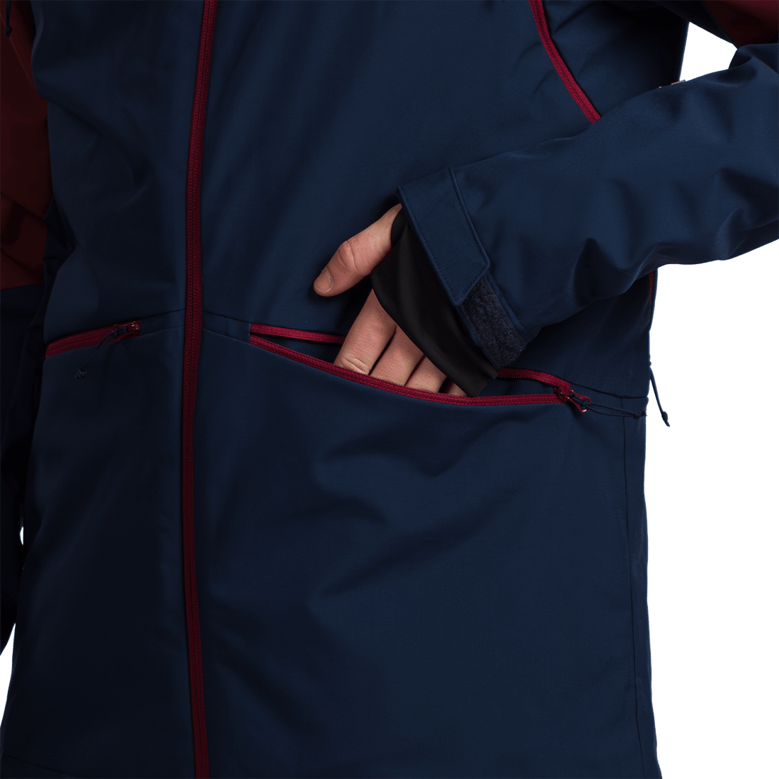 BU-52062SNW men's ski freerider jacket PASQUALE