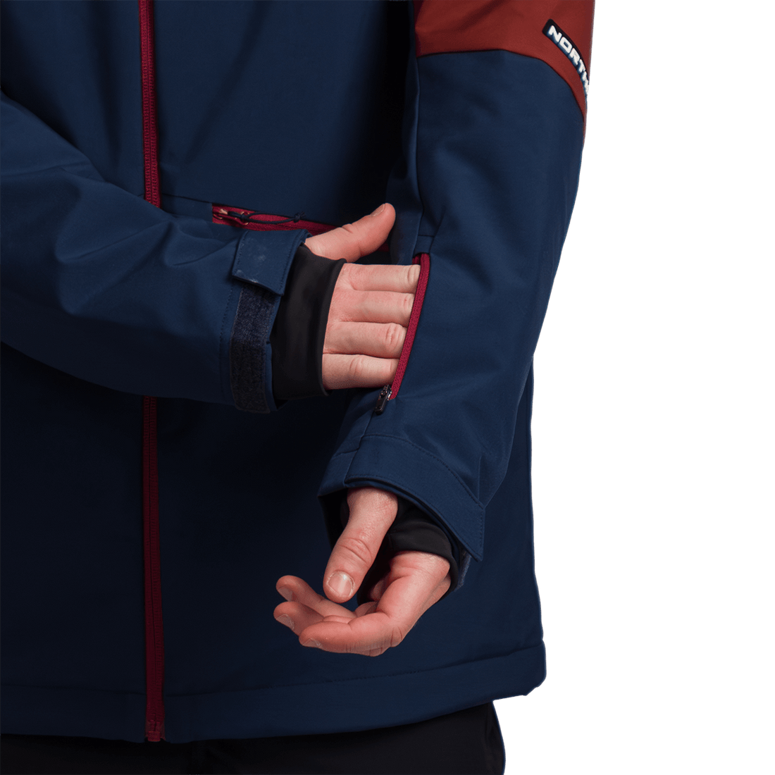 BU-52062SNW men's ski freerider jacket PASQUALE