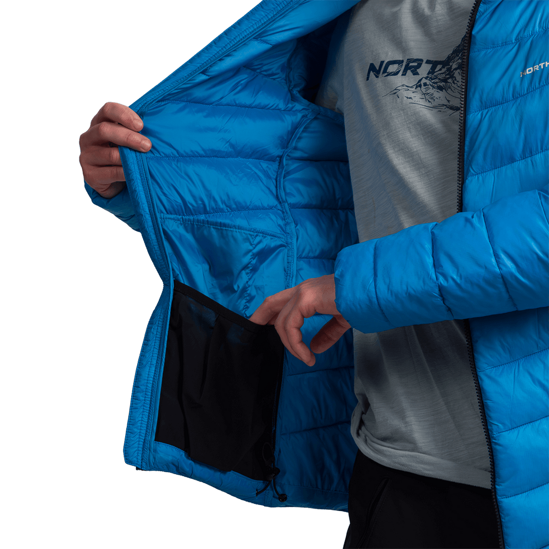 BU-5235OR men's insulated outdoor jacket Primaloft® NORDEND
