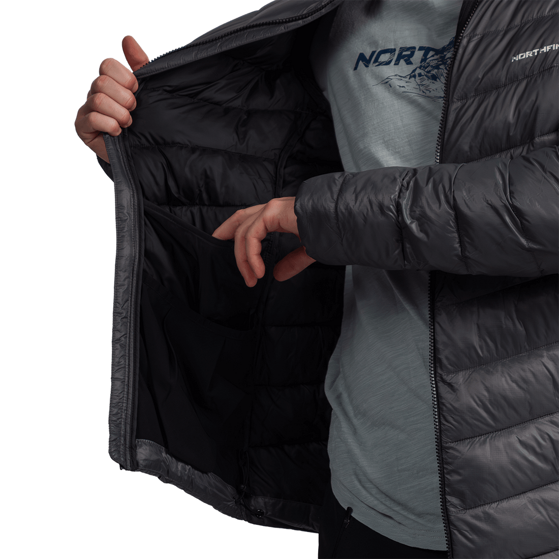 BU-5235OR men's insulated outdoor jacket Primaloft® NORDEND