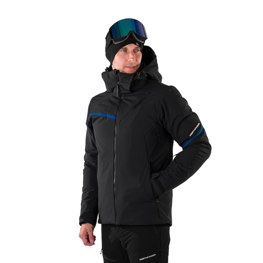 BU-5236SNW men's ski insulated softshell jacket 3L NED