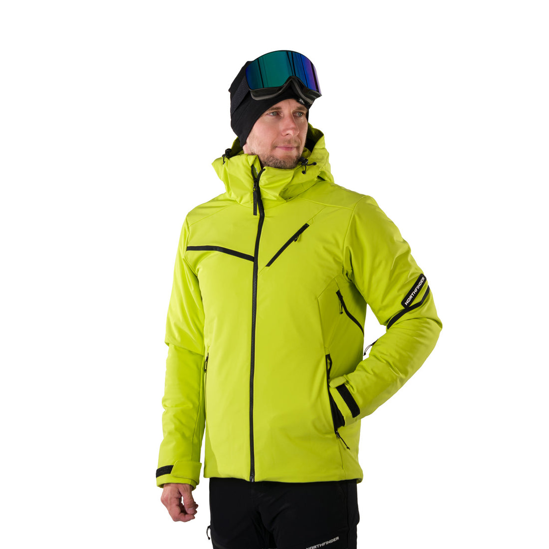 BU-5236SNW men's ski insulated softshell jacket 3L NED