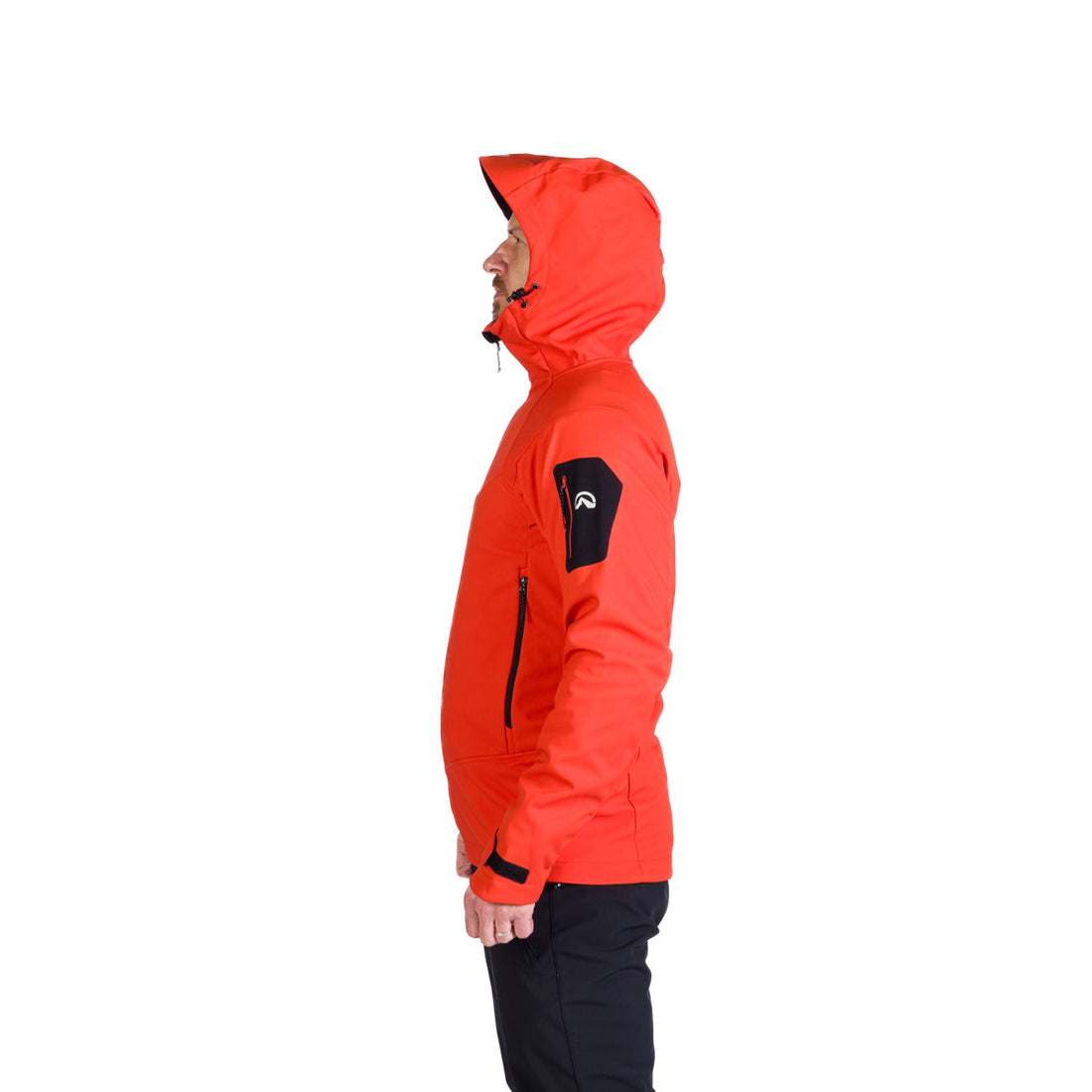 BU-5240OR men's outdoor hoody softshell jacket 3L FABIO