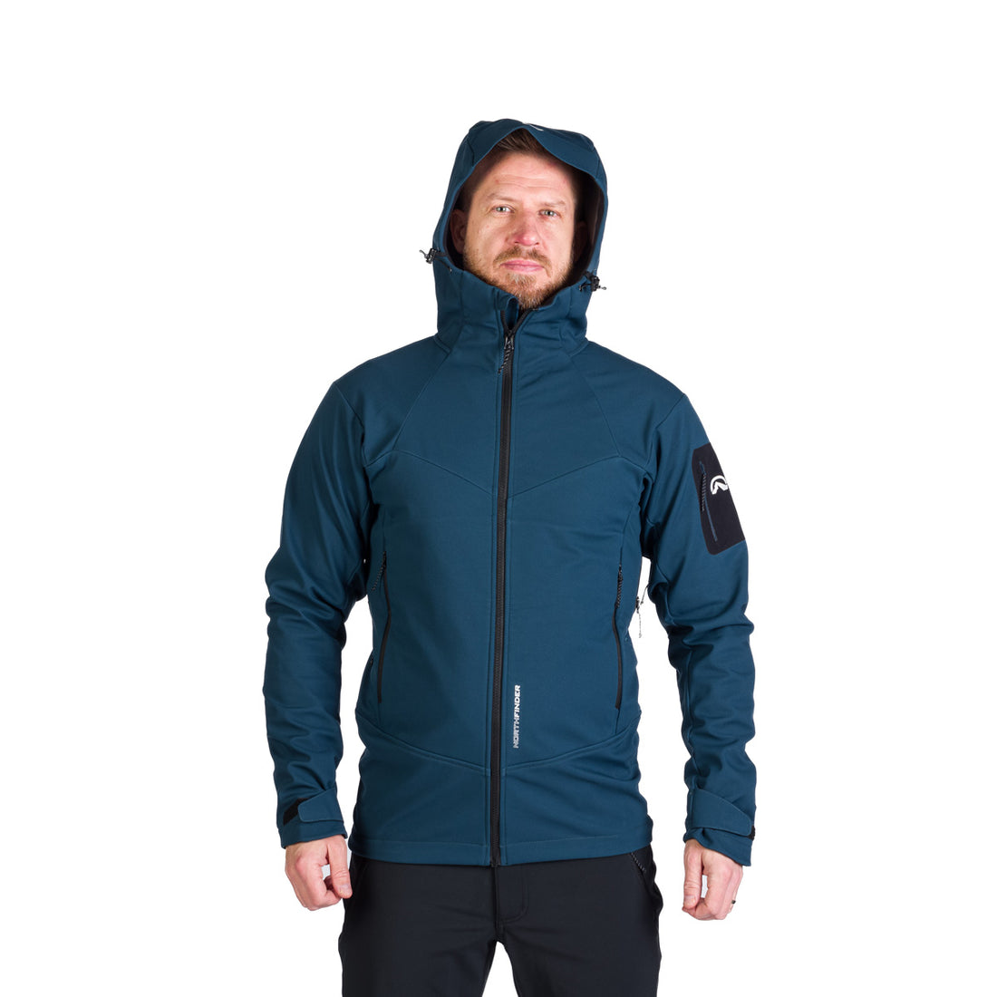 BU-5240OR men's outdoor hoody softshell jacket 3L FABIO