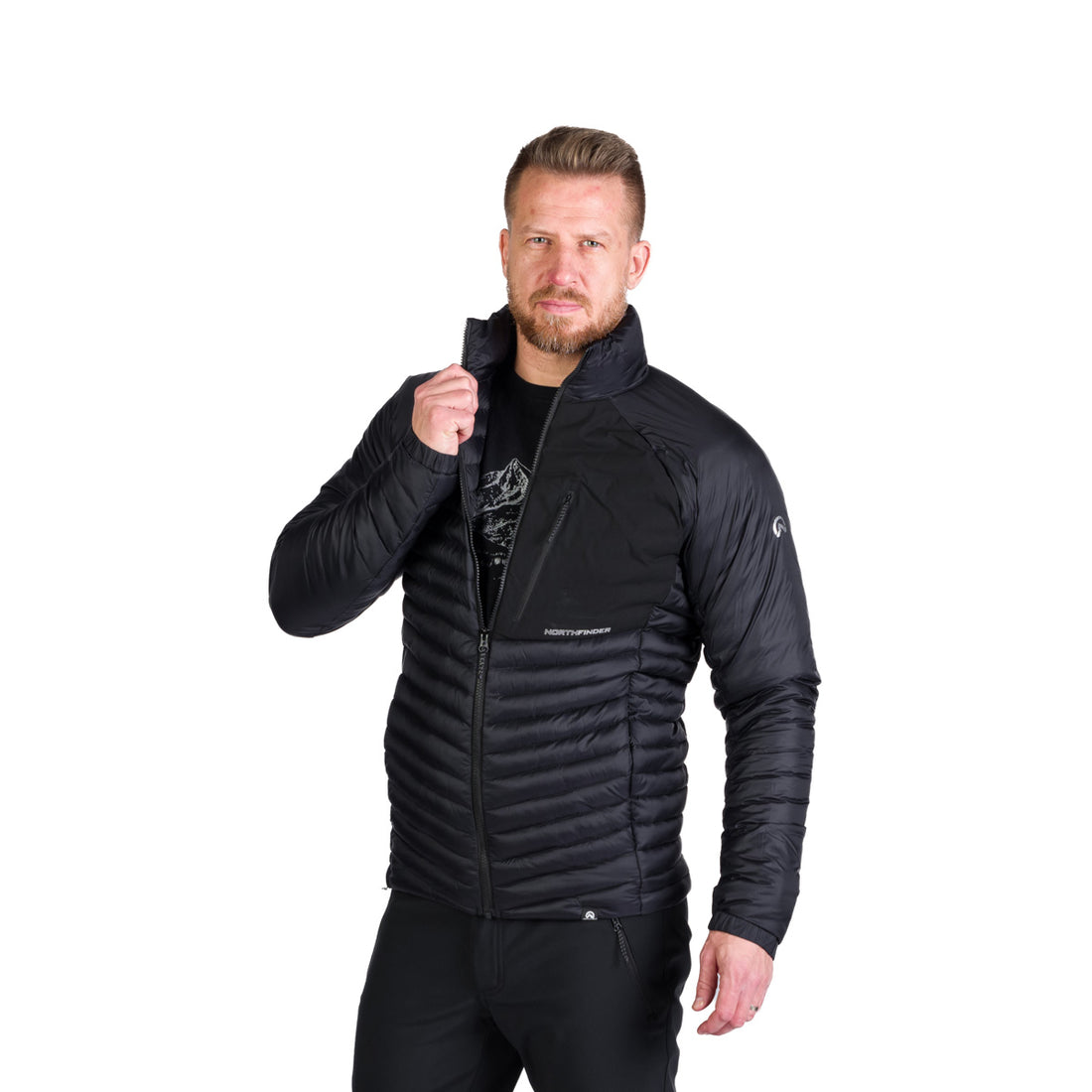 BU-5241OR men's outdoor insulated jacket FABRIZIO