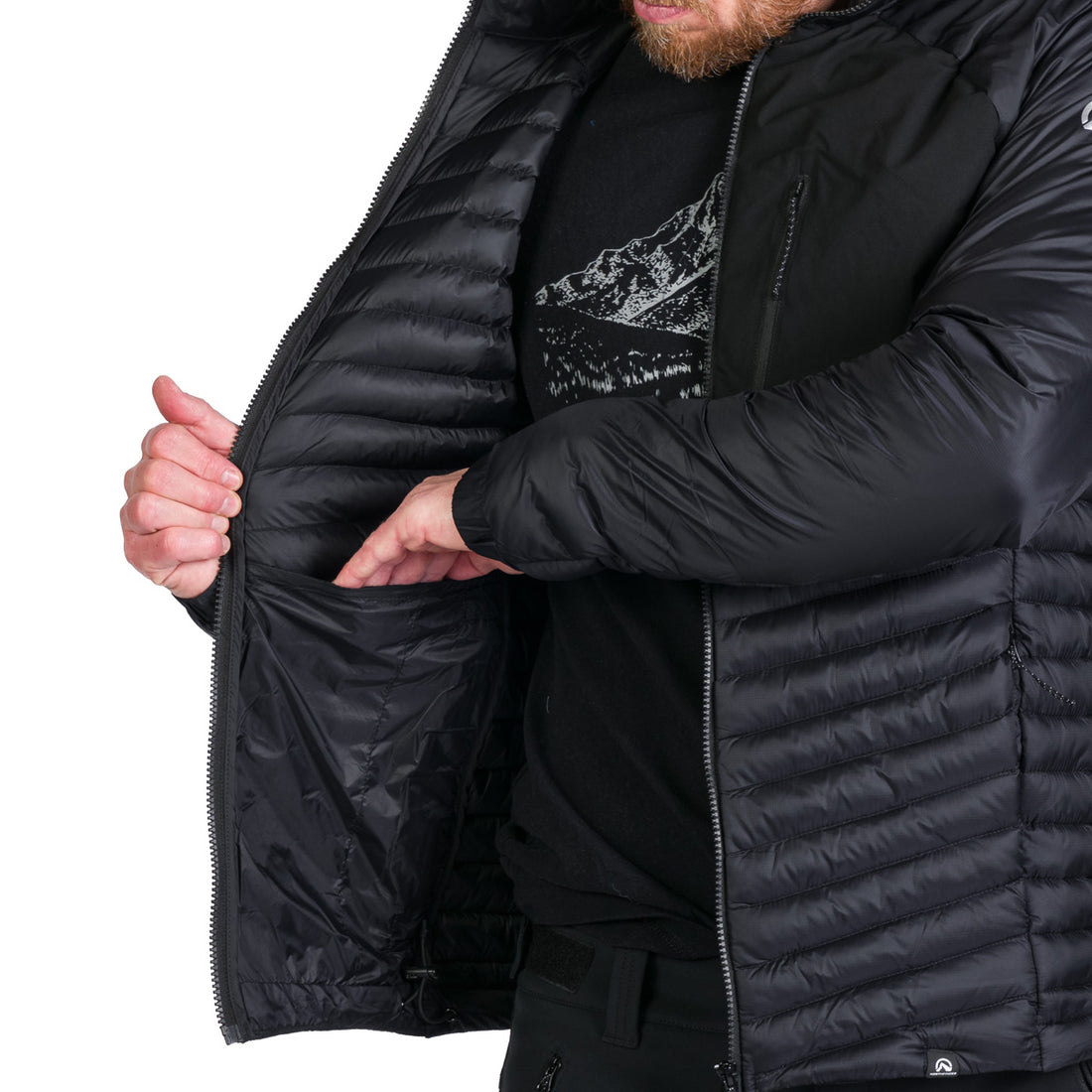 BU-5241OR men's outdoor insulated jacket FABRIZIO