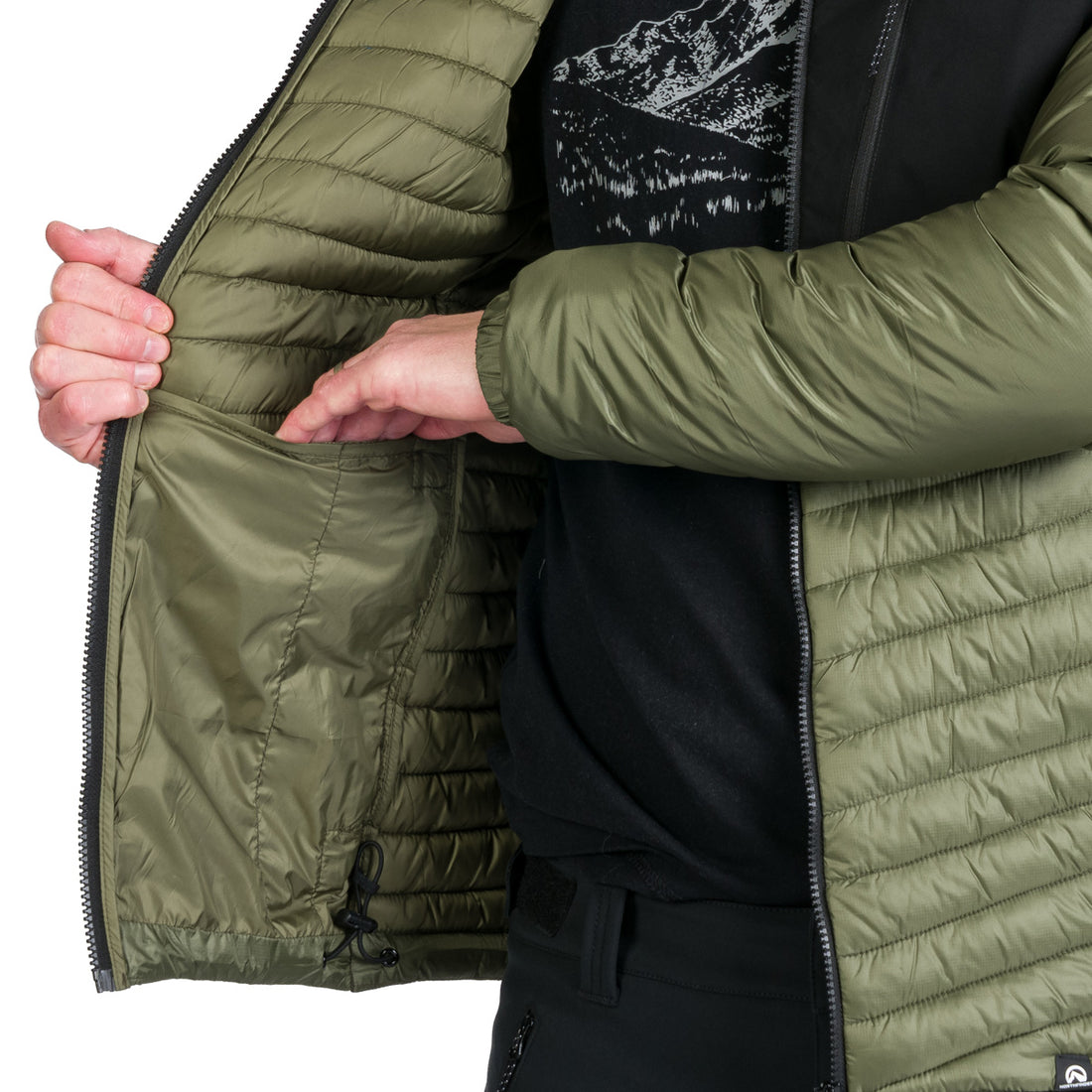 BU-5241OR men's outdoor insulated jacket FABRIZIO