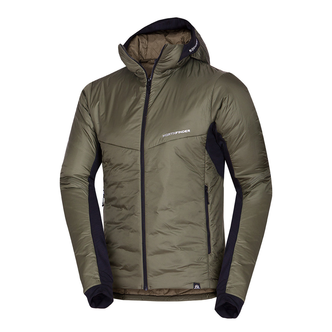 BU-5244OR men's hybrid active trekking jacket with Primaloft® FERDINANDO