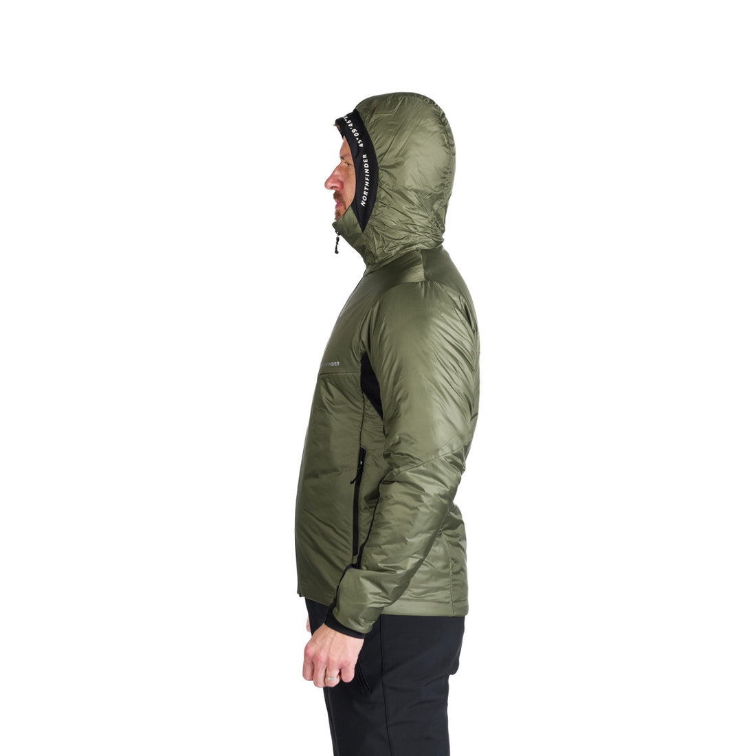BU-5244OR men's hybrid active trekking jacket with Primaloft® FERDINANDO