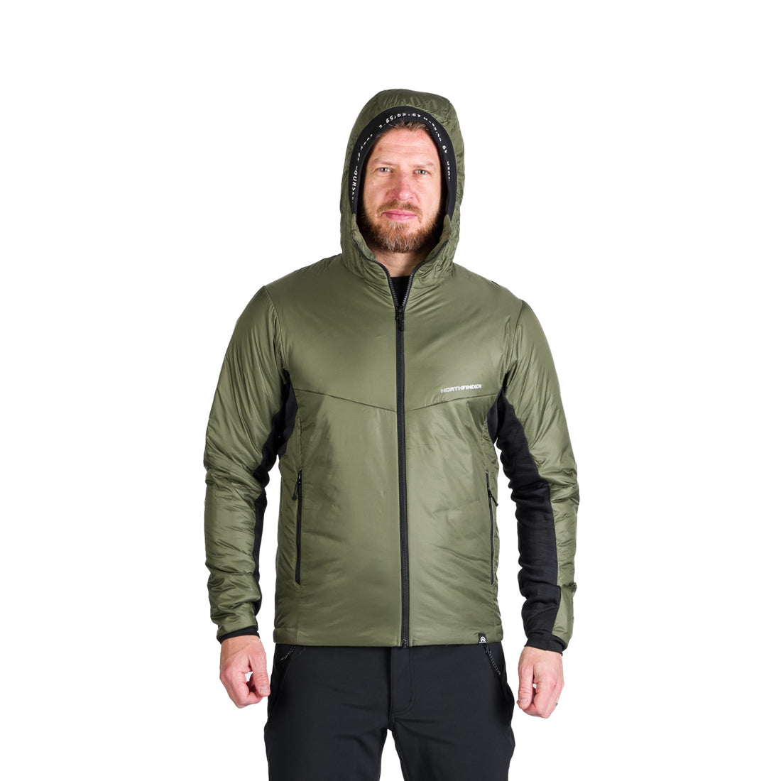 BU-5244OR men's hybrid active trekking jacket with Primaloft® FERDINANDO