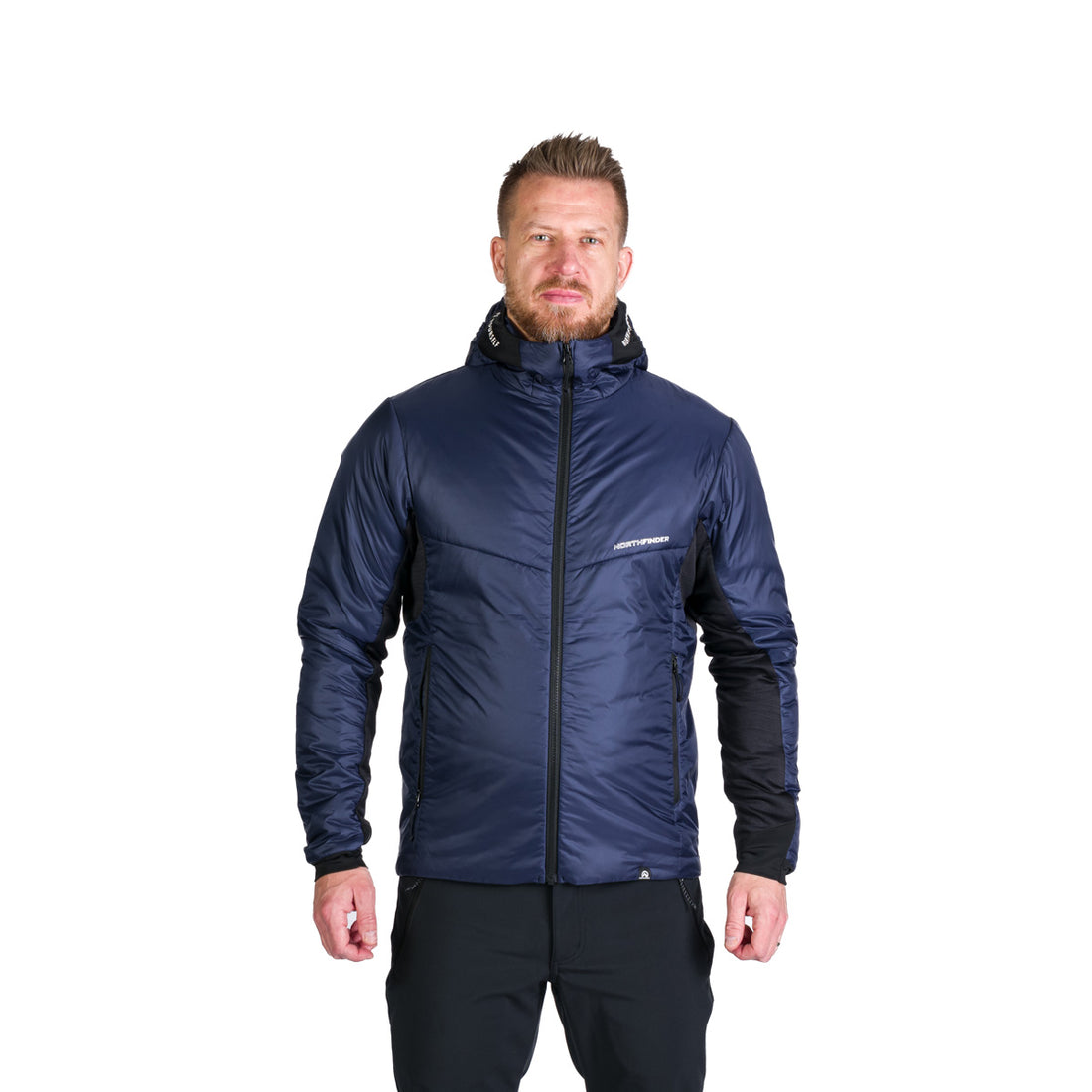 BU-5244OR men's hybrid active trekking jacket with Primaloft® FERDINANDO
