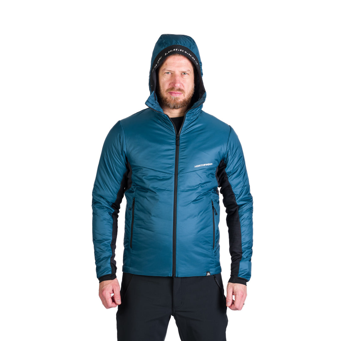 BU-5244OR men's hybrid active trekking jacket with Primaloft® FERDINANDO