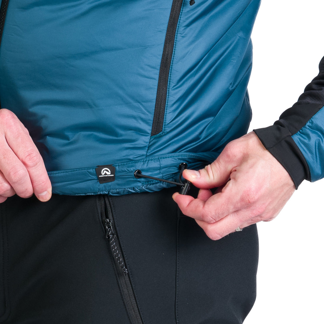 BU-5244OR men's hybrid active trekking jacket with Primaloft® FERDINANDO
