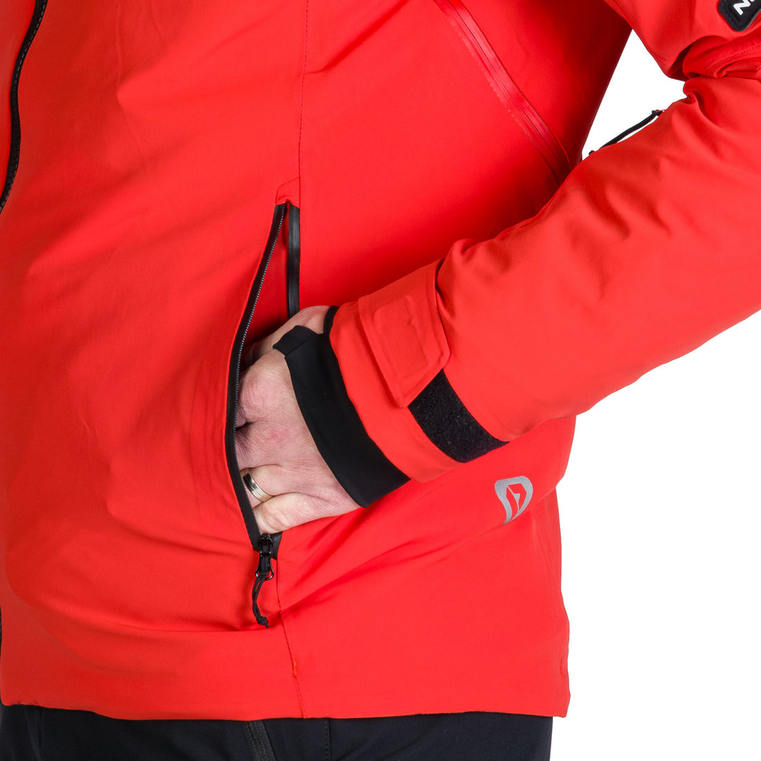BU-5257SNW men's ski technical jacket fully featured VALERIO